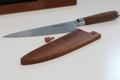 adelmayer Damastmesser Küchenmesser 20 cm 2077 Messer, Holzscheide und Holzverschluss
