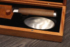 adelmayer Damastmesser Santokumesser 17,5 cm Stahlseife im Lieferumfang