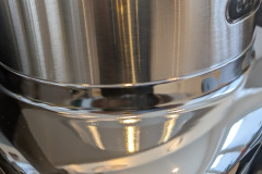 Der mittlere Ring aus verchromtem, poliertem Metall unterstreicht den hochwertigen Gesamteindruck, den die ICONIC Single im Alltag vermittelt. (Foto: Testsieger.de).