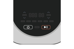Trotz App-Steuerung muss der Start weiterhin am Gerät ausgelöst werden, weil eine vollständige Fernsteuerung laut COSORI aus rechtlichen Gründen nicht möglich ist. (Foto: Testsieger.de).