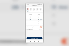 Die VeSync-App überträgt Modus, Zeit und Temperatur zuverlässig an die Heißluftfritteuse und spart Eingabeschritte, auch wenn der Start weiterhin am Gerät erfolgen muss und ein Nutzerkonto Pflicht ist. (Foto: Testsieger.de).