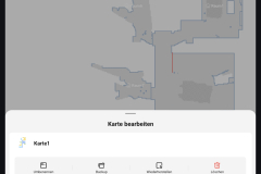 Die DreameHome App bringt umfangreiche Bearbeitungsfunktionen mit, darunter No-Go-Zonen, Möbelverwaltung und raumspezifische Reinigungsmodi. (Foto: Testsieger.de)