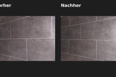 Im Saugtest mit Reis und feinem Sand auf Fliesen nimmt der Z30 Pro Aqua sämtliche Verschmutzungen bereits im ersten Durchgang vollständig auf. (Foto: Testsieger.de)