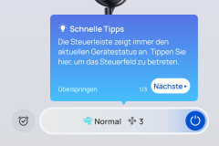 Präzise Anpassung leicht gemacht: Die 3D-Winkelsteuerung erlaubt eine exakte Positionierung des Luftstroms. (Foto: Testsieger.de)