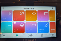 Die Grundfunktionen zeigen den breiten Funktionsumfang auf einen Blick inklusive Kneten Dampfgaren Anbraten Fermentieren und Sous vide. (Foto: Testsieger.de)