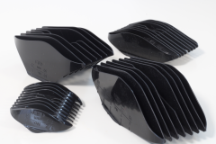 Multishape Haarschneidemaschine ER-CKL3-A301: Die vier Aufsätze im Überblick (Foto: Testsieger.de)