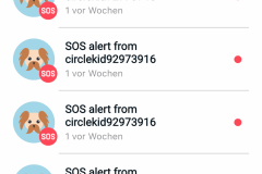 SOS Alarme landen zuverlässig in der Benachrichtigungsübersicht, allerdings vergehen rund 45 Sekunden bis zur Zustellung, was für eine Notfallfunktion zu lang ist. (Foto: Testsieger.de)