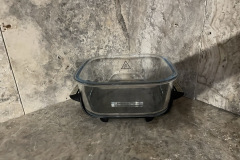 Der kleinere Glasbehälter (1,4 Liter Fassungsvermögen) zeichnet sich durch seine stabilen Wände und hochwertige Verarbeitung aus. (Foto: Testsieger.de)