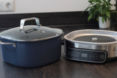 Die Materialqualität von Topf und Kochplatte überzeugt. (Foto: Testsieger.de)