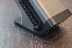 Über den Hebel können wir die Messer schleifen. Das funktioniert insgesamt gut. (Foto: Testsieger.de)