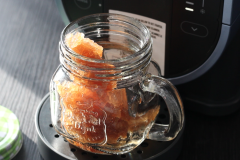 Der Diät-Cola-Slushi aus der Anleitung ist selbst auf der niedrigsten Stufe zu fest. (Foto: Testsieger.de)