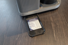 Praktisch im Alltag: Die herausziehbare Tropfschale. (Foto: Testsieger.de)