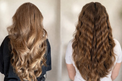 Direkt nach dem Styling zeigt der Multistyler seine größte Stärke. Vor allem die Beach Waves wirken natürlich und schön definiert, aber auch die großen Locken machen optisch einiges her. (Foto: Testsieger.de).
