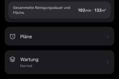 Das Einstellungsmenü der Roborock-App bietet einen detaillierten Reinigungsverlauf sowie zahlreiche Konfigurationsmöglichkeiten für Teppich, Boden und Dockingstation, was sie zu einer der besten Roboter-Apps am Markt macht. (Foto: Testsieger.de)