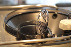 Saeco Xelsis Suprema SM8889/00 Kaffeevollautomat Öffnung für Pulverkaffee