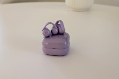 Das kompakte Ladecase schützt die Ohrhörer zuverlässig und passt problemlos in jede Tasche. Zusammen liefern Case und Ohrhörer bis zu 37 Stunden Akkulaufzeit. (Foto: Testsieger.de)