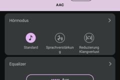 Die Sony Sound Connect App gehört zu den besten Kopfhörer-Apps auf dem Markt und bietet unter anderem 3 Hörmodi, einen anpassbaren Equalizer und Multipoint-Steuerung. (Foto: Testsieger.de)