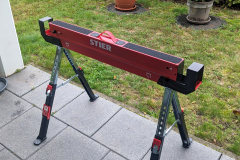 STIER Falt-Arbeitsbock Sägebock höhenverstellbar 590kg (Foto: Teststieger.de)