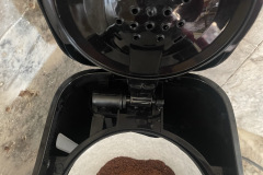 Der Filterbereich ist funktional aufgebaut und passt zum insgesamt erfreulich einfachen Bedienkonzept der Maschine. (Foto: Testsieger.de)