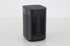 XGIMI MoGo Pro+ Gesamtansicht Rückseite mit Anschlüssen und Power-Taste