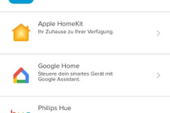 Viele Optionen mit Einschränkung: Die Einbindung ins Smart Home ist möglich, für die Internet Anbindung wird jedoch eine zusätzliche Bridge benötigt, denn WLAN ist nicht integriert. (Foto: Testsieger.de).