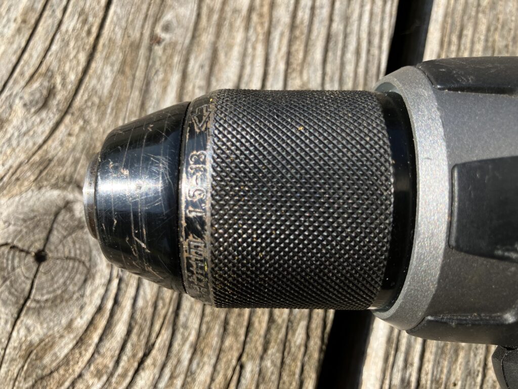 PARKSIDE PERFORMANCE PABSP 20 Li C3: Detailansicht Metallbohrfutter seitlich