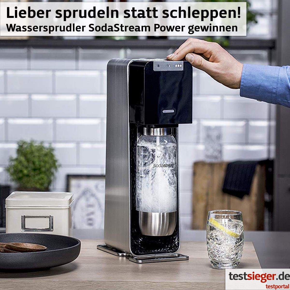 SodaStream Power Teaser testsieger.deTestportal