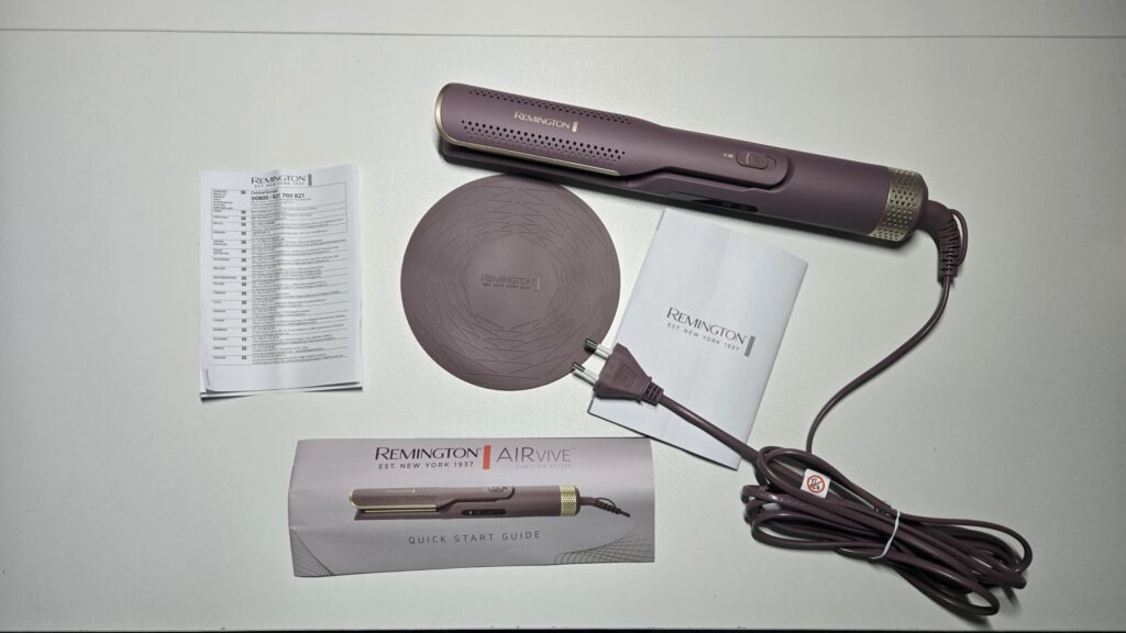 „Remington AIRvive AS8930“: „Lieferumfang im Überblick“