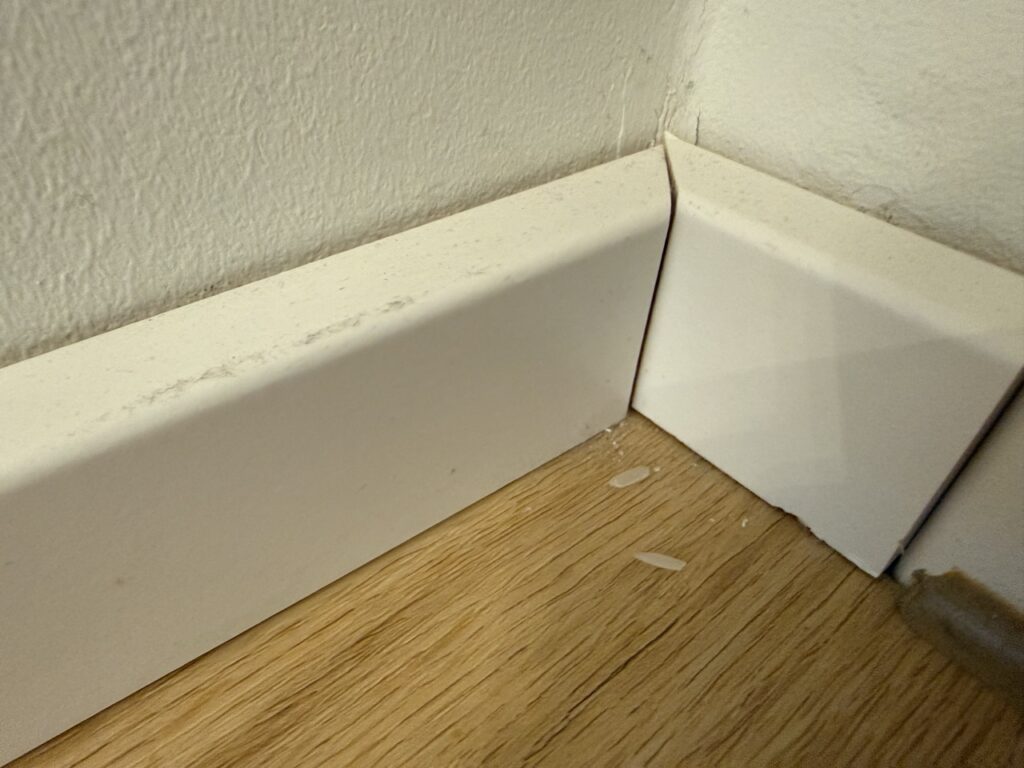 „Eufy C28“: „Verbleibende Reiskörner nach Eckentest“