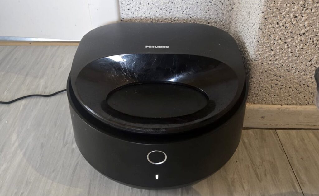 Futterautomat geschlossen in der Praxis