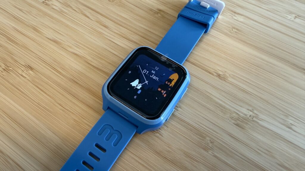 AMOLED Display in der Frontalansicht Bildunterschrift: