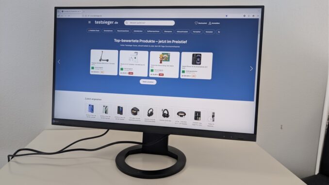 „EIZO FlexScan EV2740S“: 27-Zoll-4K-Monitor im Office-Einsatz