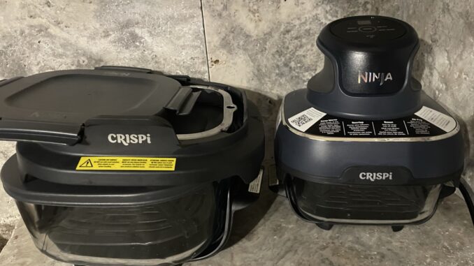 Ninja CRISPi 4-in-1 Tragbare Glas-Heißluftfritteuse Cyber Space - FN101EUGY