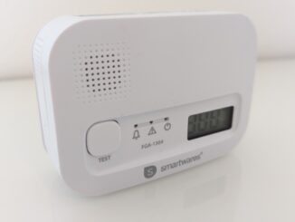 Smartwares FGA-1304: Seitliche Ansicht mit Fokus auf das Display