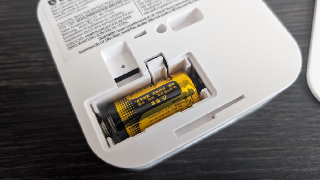 Smartwares FGA-1309: Batteriefach