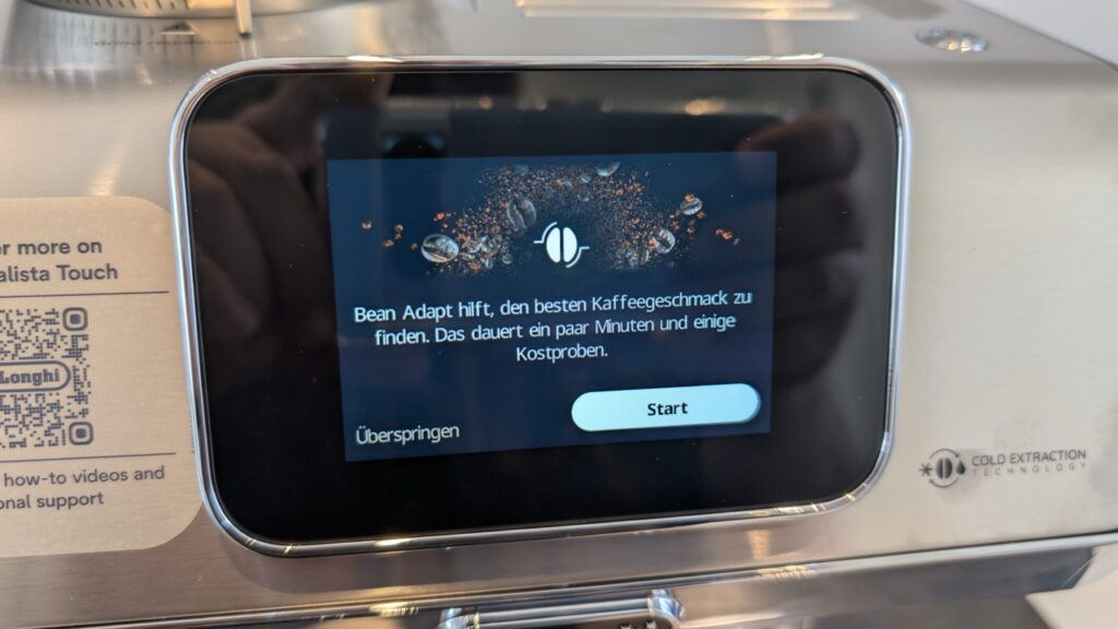 De’Longhi La Specialista Touch EC9455.M Bean-Adapt-Technologie im Display