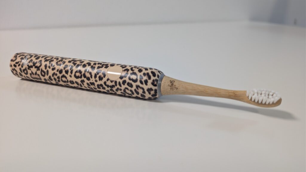 Smyle E-Brush SR-T2406: Zahnbürste im Panther-Design in voller Ansicht