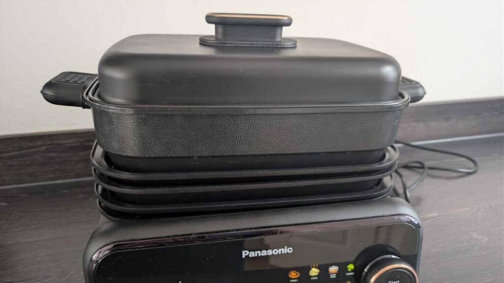 Panasonic NF-GM600: Kompakt gestapelte Kochplatten