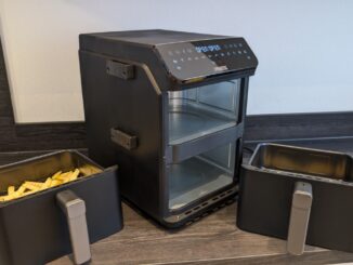 Princess 182278 Stack Airfryer: Herausgenommene Garkörbe und Innenraum