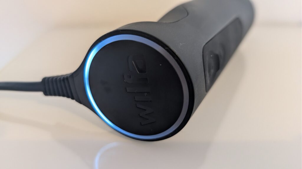 Wilfa Prostick IM4B-1000FP: LED-Leistungsanzeige am Griffende