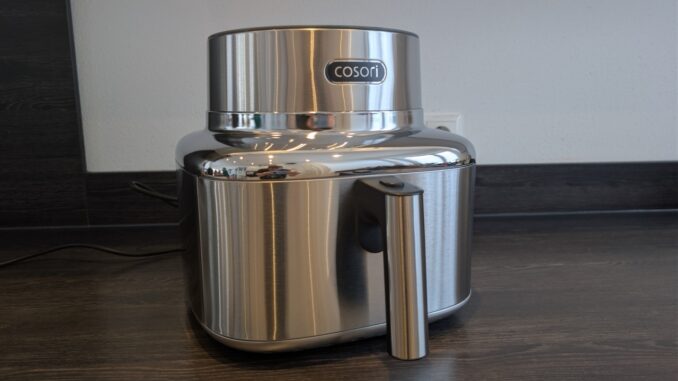COSORI ICONIC Single: Edelstahlgehäuse mit Griff