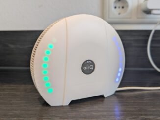 air-Q Science: Frontansicht auf der Arbeitsfläche