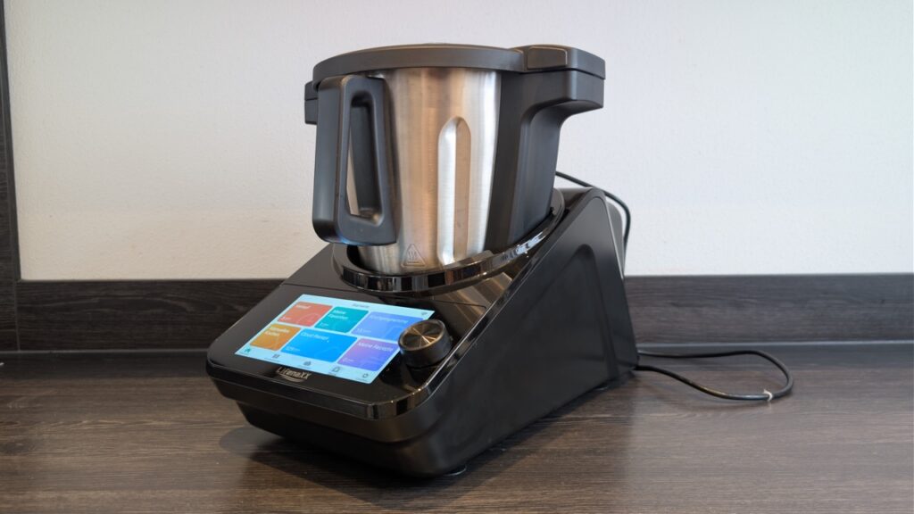 Lifenaxx Meisterkoch LX-050: Frontansicht mit Edelstahlbehälter