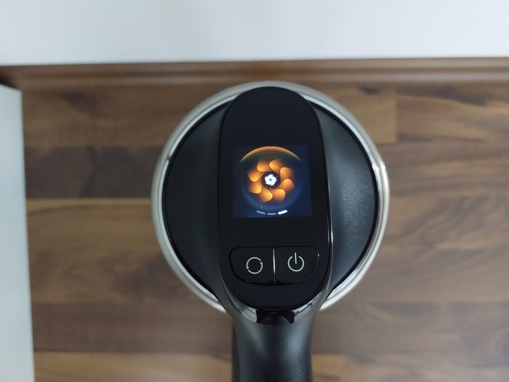 Dreame Z30 Pro Aqua: Farbdisplay im Turbo Modus