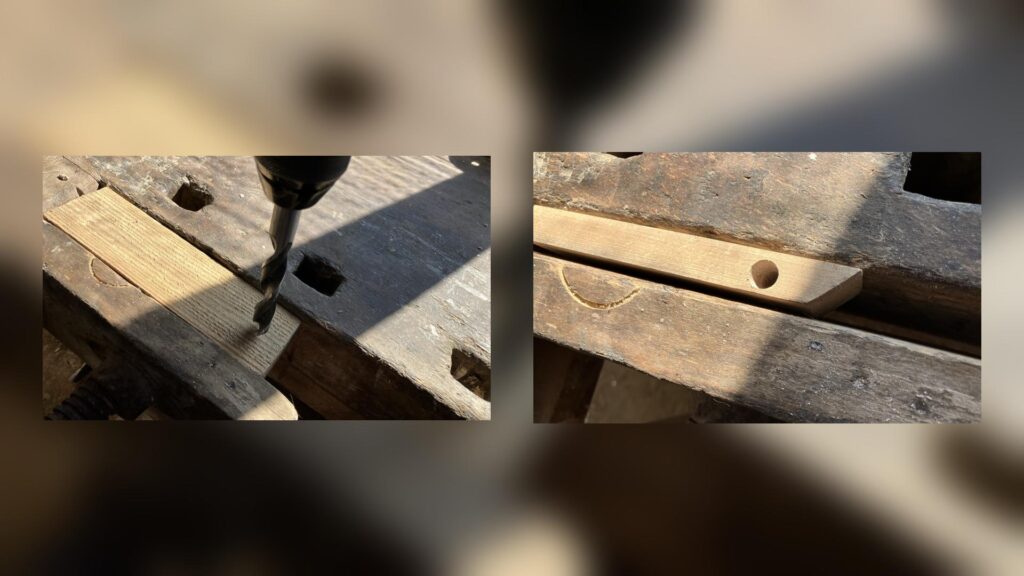 PARKSIDE PERFORMANCE PABSP 20 Li C3: Bohrtest in Weichholz – Vorher und Nachher