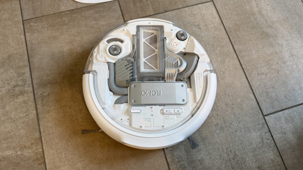 „DJI Romo P“: Draufsicht von Oben