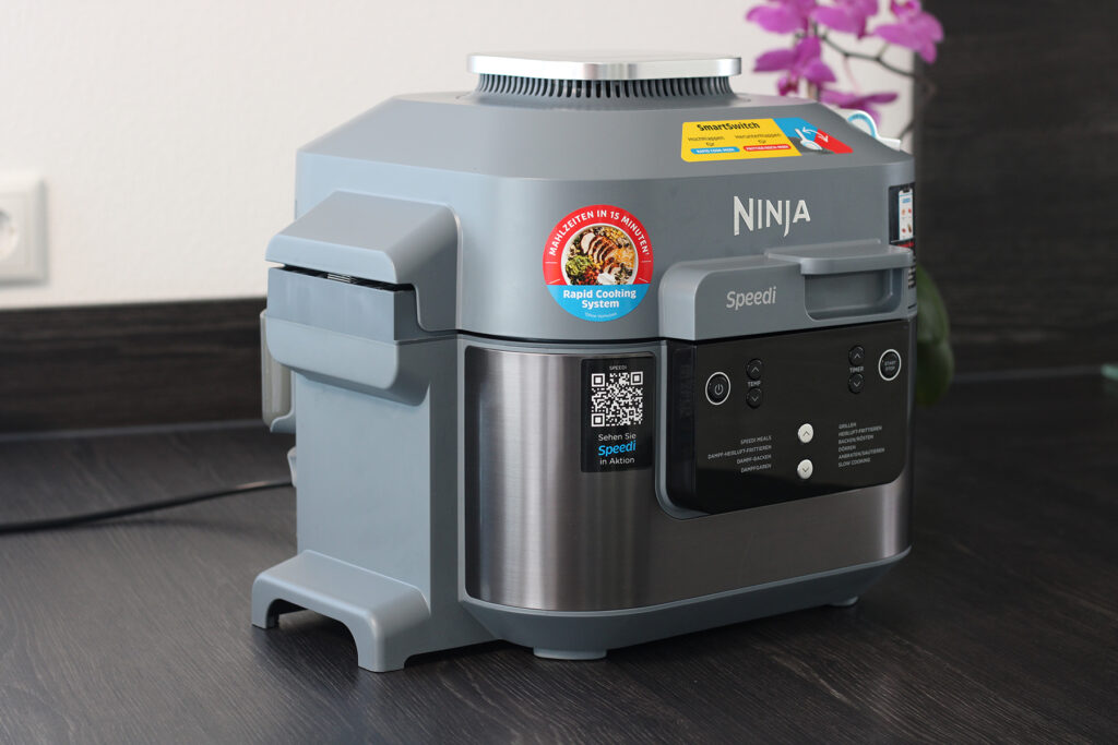 Ninja Speedi Rapid Cooking System & Heißluftfritteuse ON400DE Gesamtansicht