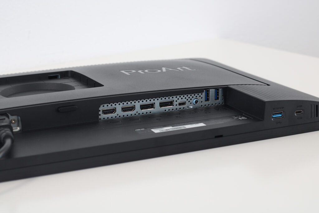 Asus ProArt Display PA279CRV Grafik-Monitor Anschlüsse linke Seite