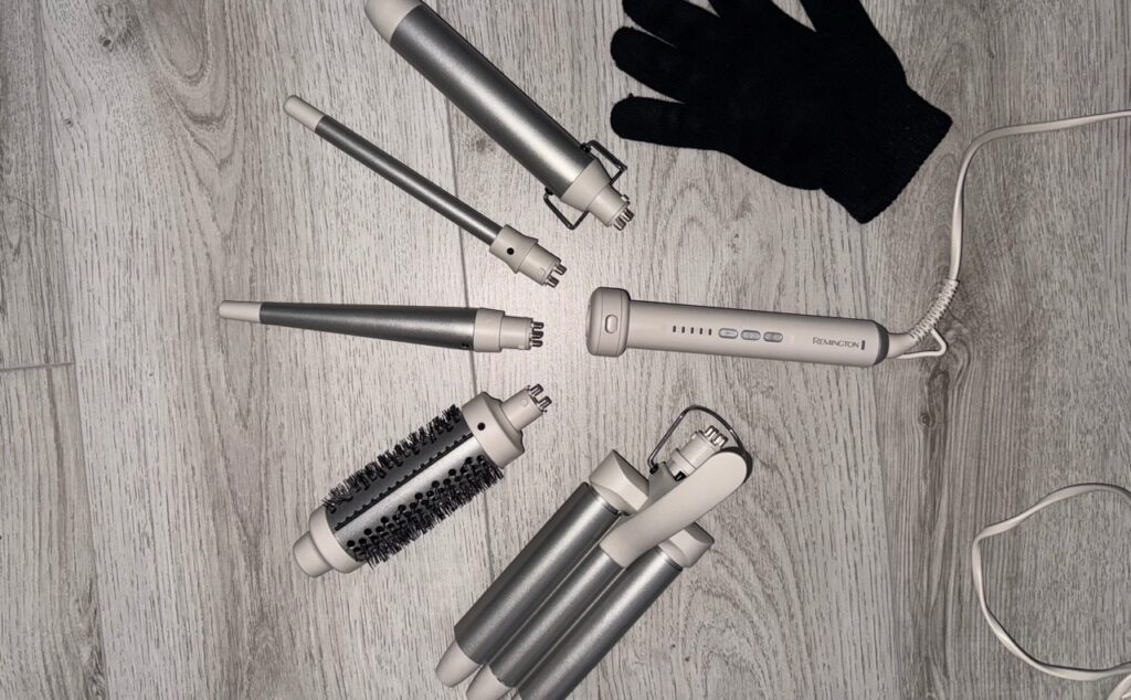 „Remington Trendology 5-in-1 Multistyler“:“Grundgerät und alle Styling-Aufsätze im Überblick“